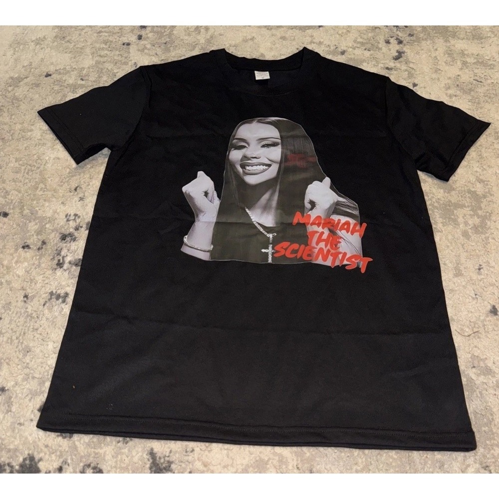 Mariah The Scientist Music Rap Hip Hop Women's Sz Medium  Black T Shirt New